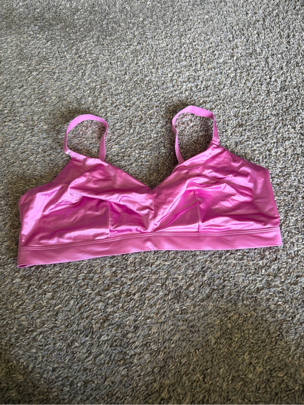 NWOT Auden Light Pink Stretch Lounge Bralette